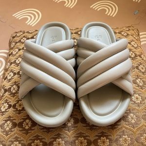 H&M puffy sandals